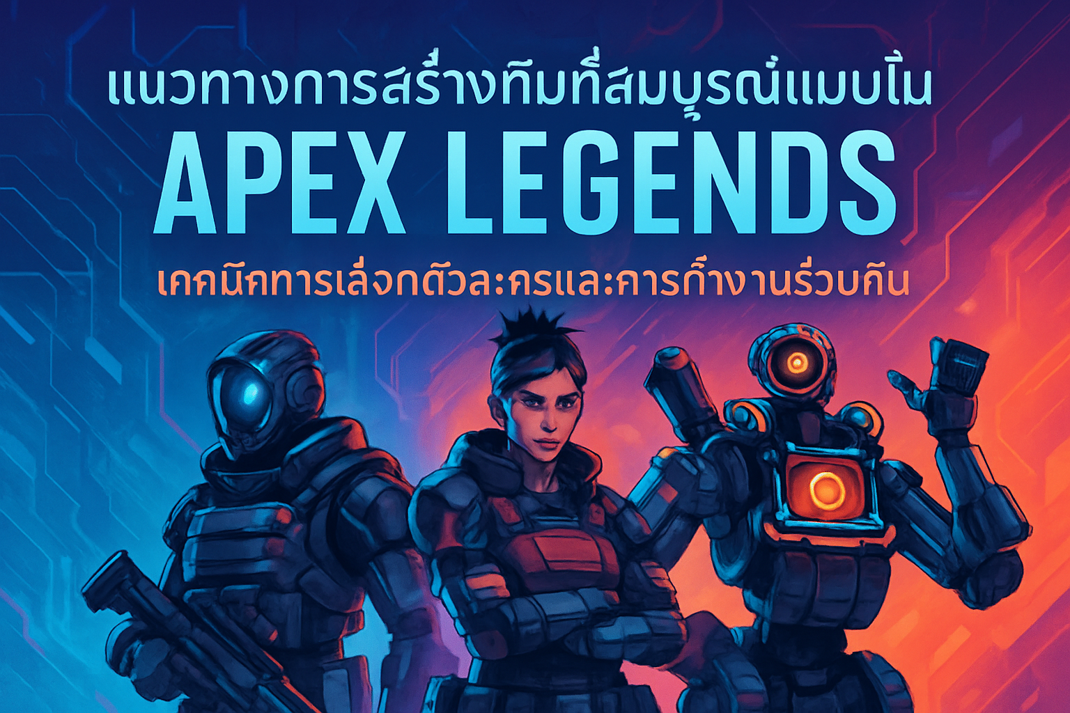 แนวทางการสร้างทีมที่สมบูรณ์แบบใน Apex Legends: เทคนิคการเลือกตัวละครและการทำงานร่วมกัน