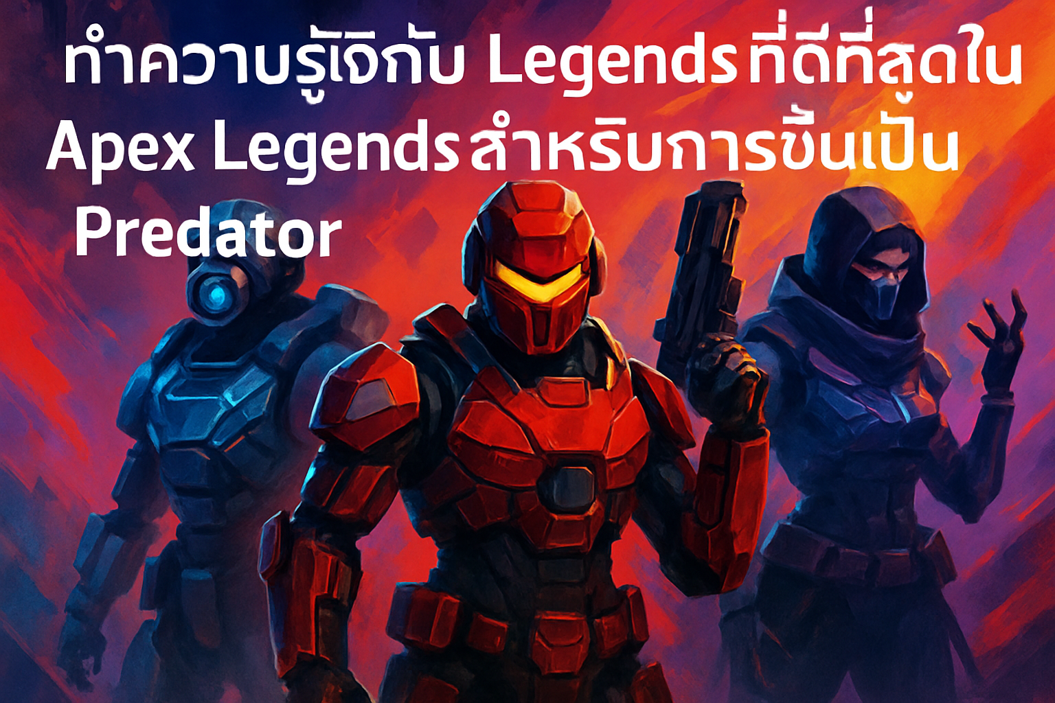 ทำความรู้จักกับ Legends ที่ดีที่สุดใน Apex Legends สำหรับการขึ้นเป็น Predator